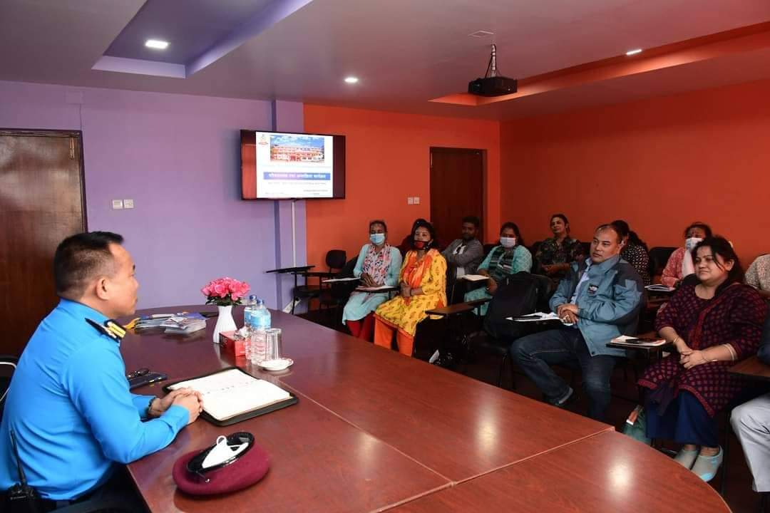 लैंगिक हिंसा नियन्त्रण संजालका पदाधिकारीसँग काठमाडौं उपत्यका प्रहरीको अन्तरक्रिया
