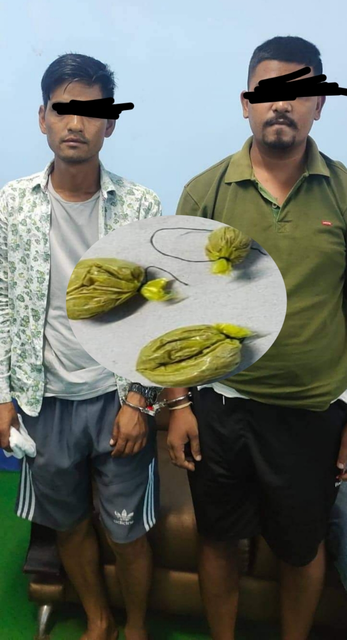 बाँके जमुनाह प्रहरीले लागुऔषध सहित २ जना पक्राउ