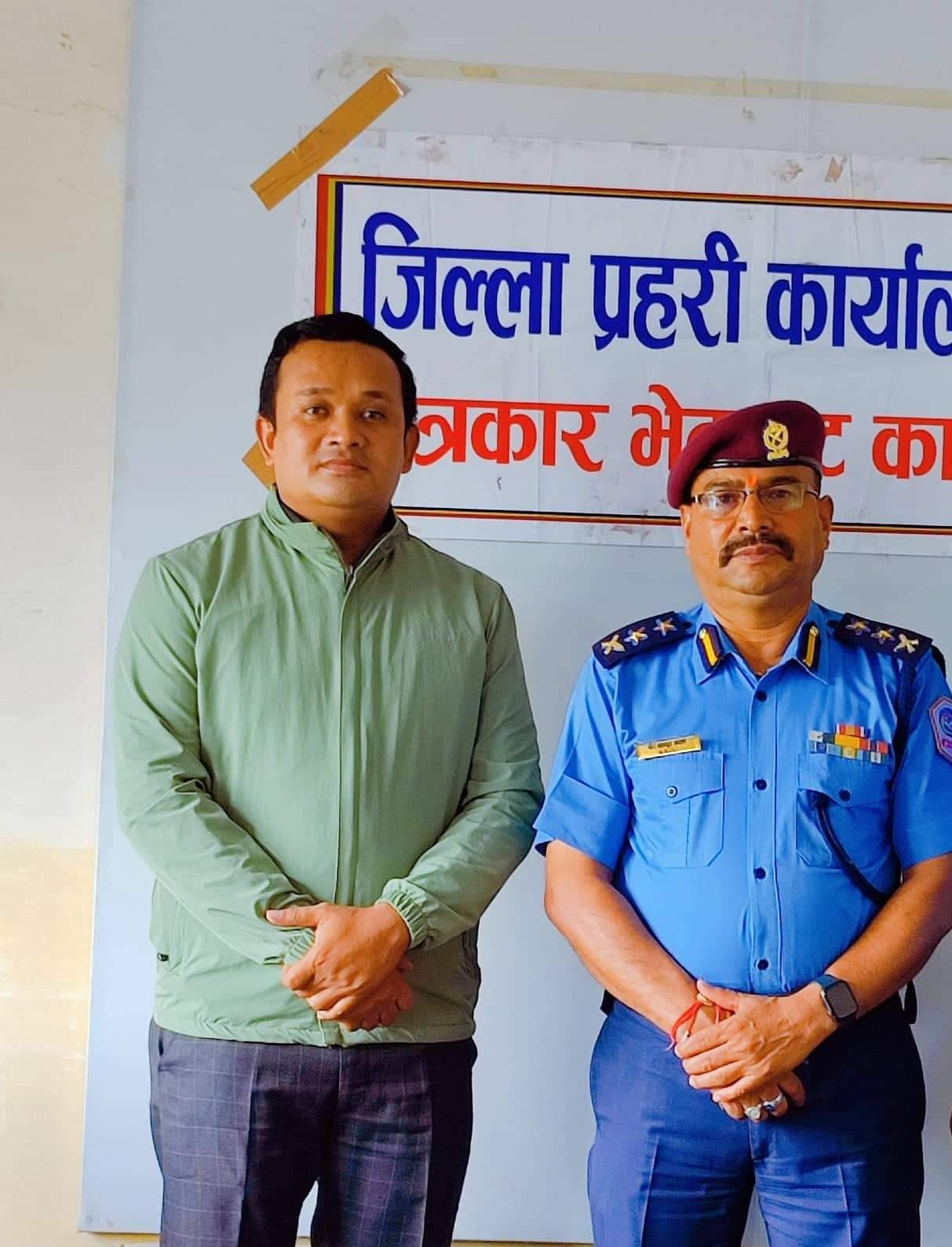 समाजमा शान्ति सुरक्षा अपराध नियन्त्रण पहिलो प्राथमिकता दाङ एसपी : ओली