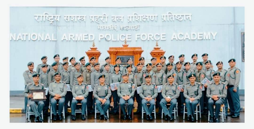 सशस्त्र प्रहरीको प्रशासनिक व्यवस्थापन तालिम एआईजी पौडेलले सम्पन्न गरे