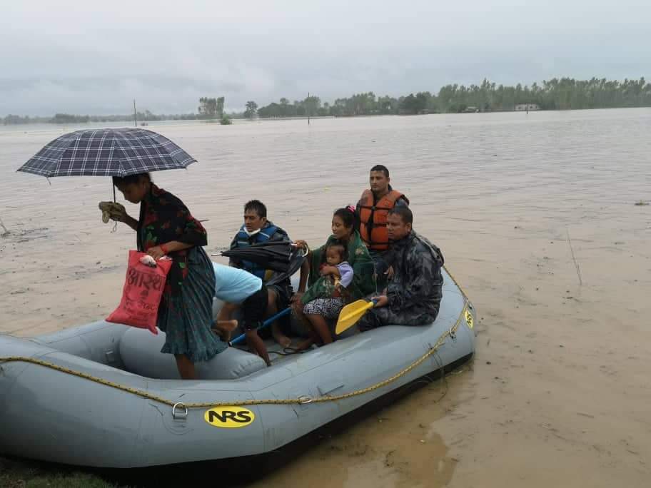 कैलालीमा बाढीले सयौं घरहरु डुवानमा