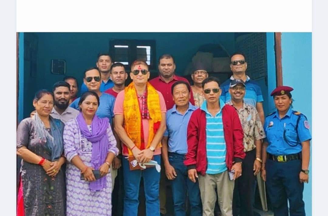 सामुदायिक प्रहरी सेवा केन्द्र दाङले सेवा दाङका एसपी सुरेश काफ्लेको बिदाई