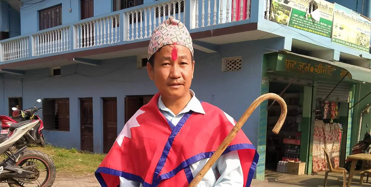 धरानका मेयर हर्क साम्पाङको राष्ट्रिय प्रजातन्त्र पार्टी विद्यार्थी सङ्गठनले