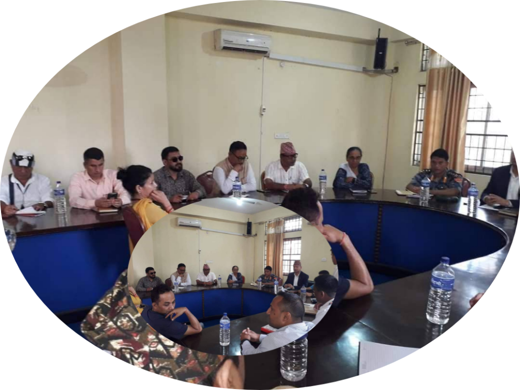 एमाले र नेकपा माओवादि पार्टीका प्रतिनिधि उपस्थित नहुदा बैठक स्थगित