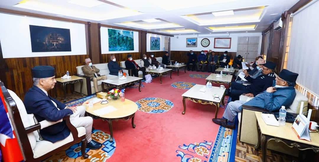 सत्ता गठबन्धनको बैठक सकियो, राष्ट्रपतिको कदमबारे विज्ञप्ति जारी हुँदै