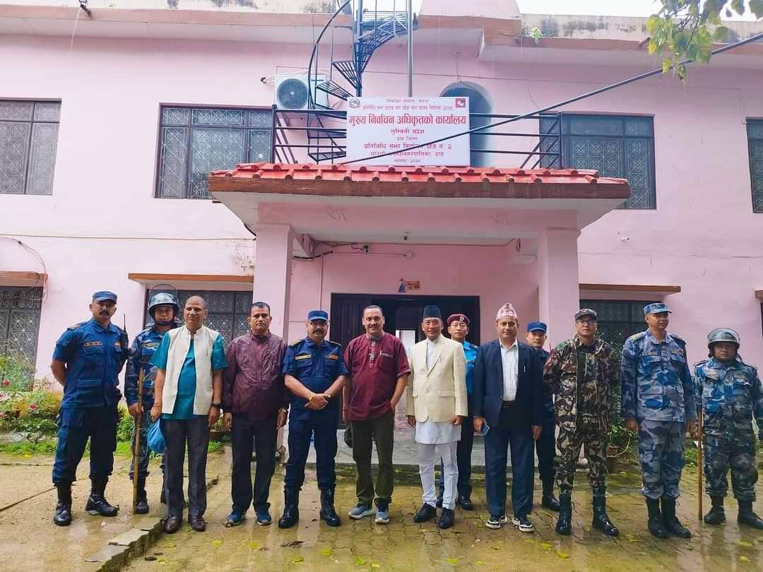 दाङमा निर्वाचन अधिकृतकाे कार्यालयहरु स्थापना