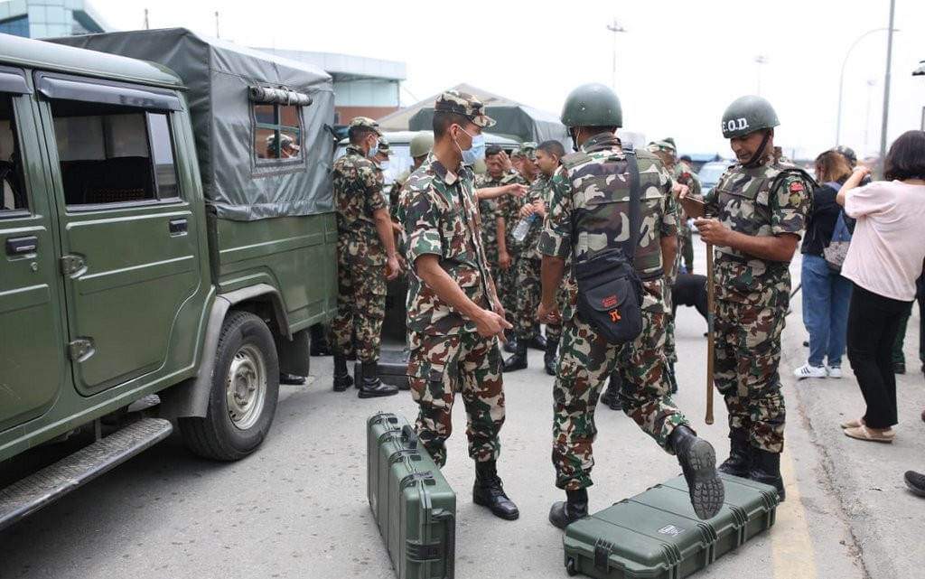 नवलपरासीको अरुणखोलामा राखिएको बम नेपाली सेनाद्वारा निष्क्रिय