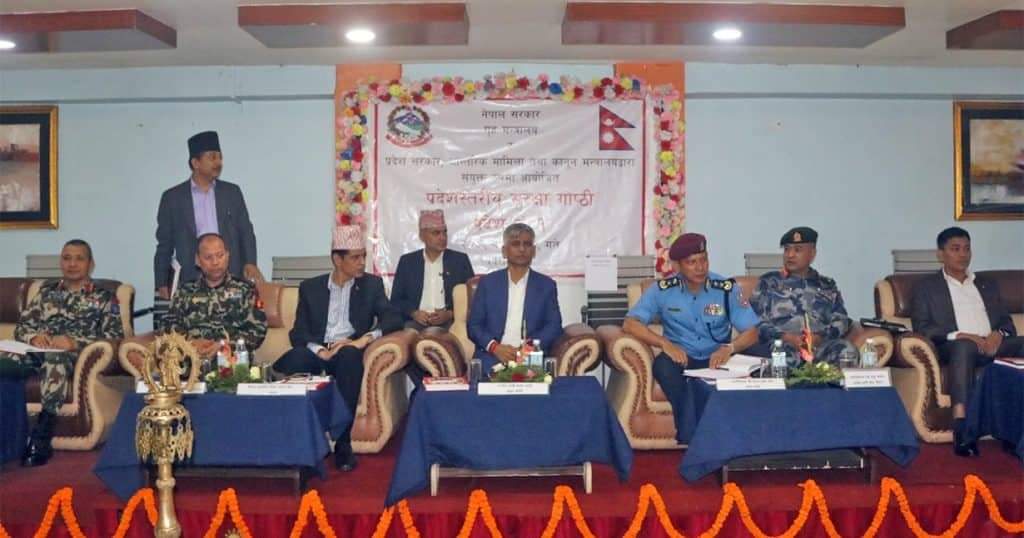 निर्वाचन बिथोल्न देशभर २३ समूह सक्रिय सुरक्षा दिन प्रहरी तैनाथ आइजिपी : सिंह