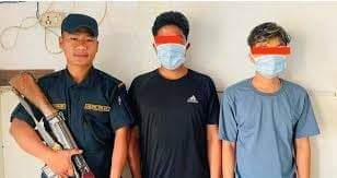 काठमाडौं नागढुंगाबाट खैरो हेरोइनसहित २ जना युवा पक्राउ