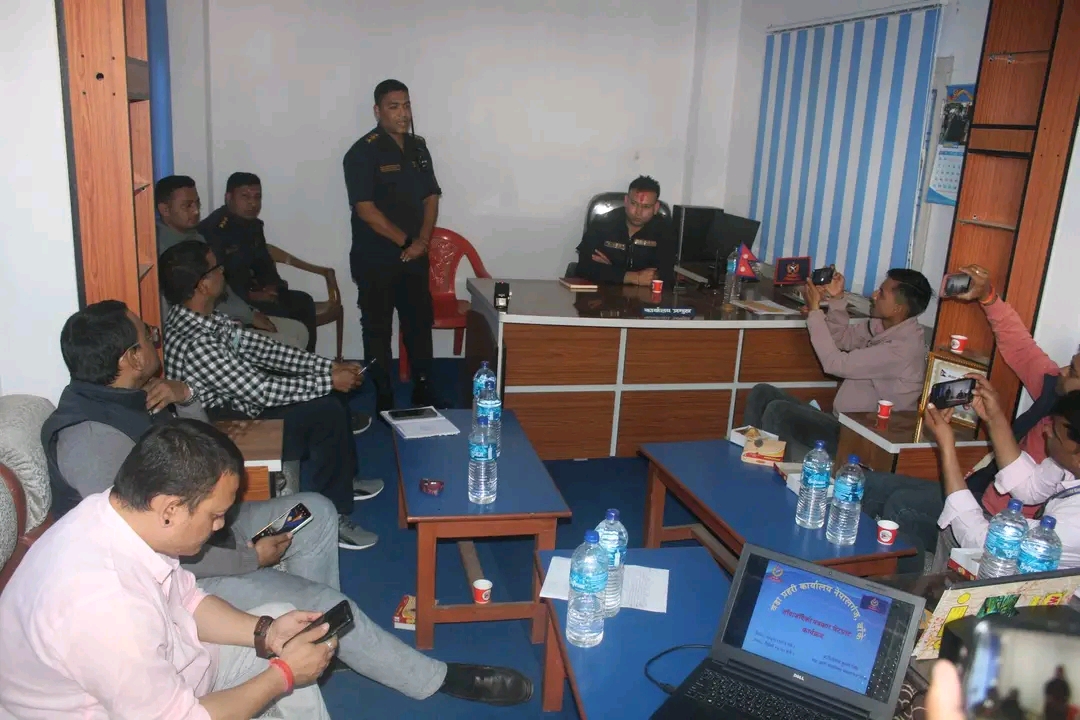 वडा प्रहरी कार्यालय बाँके प्रहरी निरीक्षक रिपेन्द्र कुमार सिंह बिदाई
