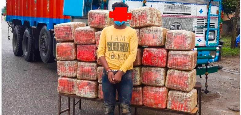 बिरगंजमा १४१ किलो गाँजासहित भारतीय नागरिक पक्राउ