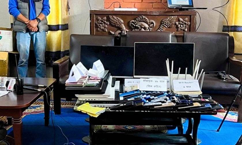 नेपालीहरुलाई अनलाइनमार्फत ठगी गर्ने चिनियाँसहित १९ जना पक्राउ
