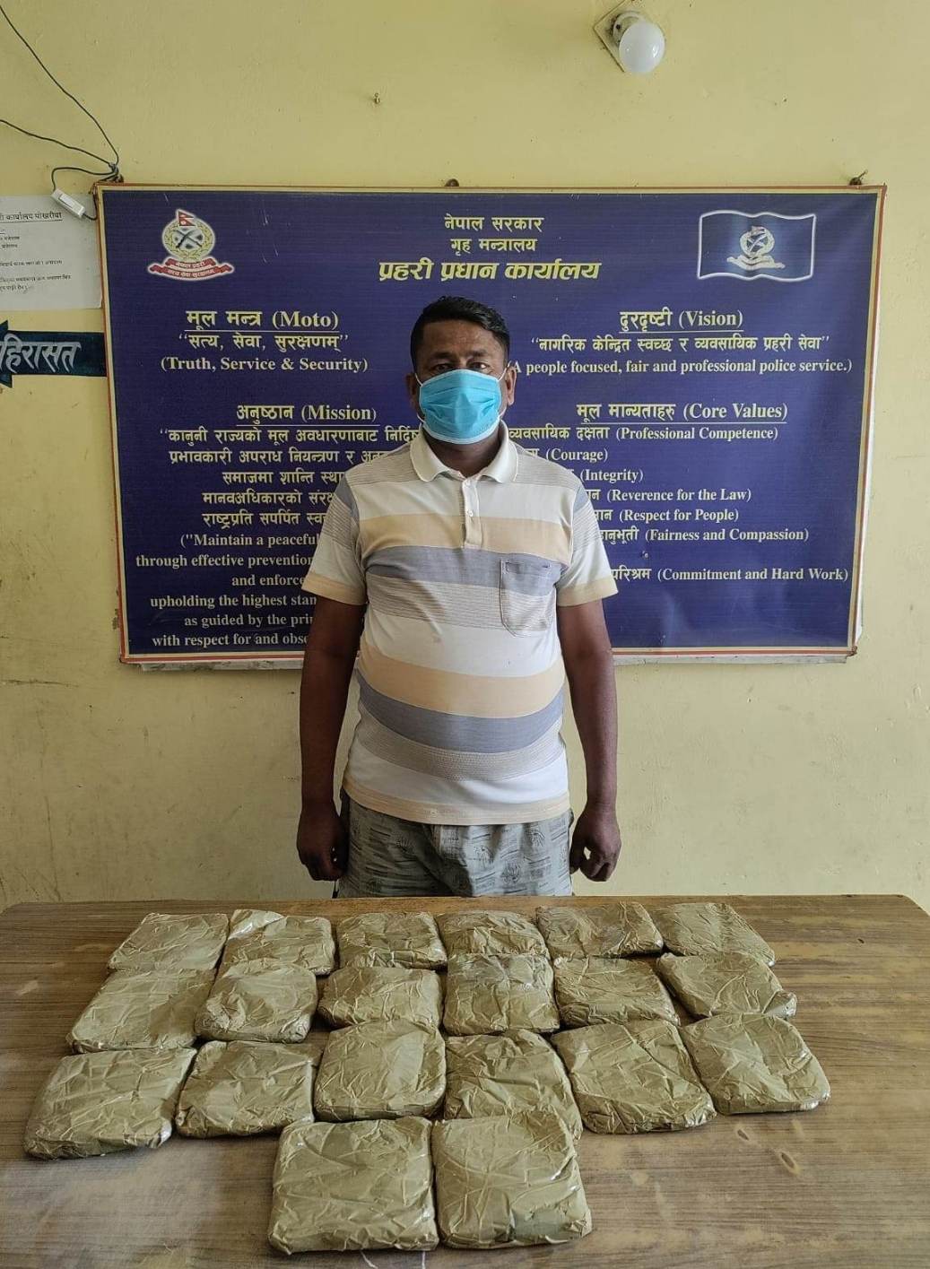 लागूऔषध चरेससहित १ जना पक्राउ