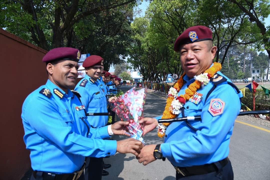 राष्‍ट्रिय प्रहरी प्रशिक्षण प्रतिष्ठानको एआईजी राईले पद ग्रहण सम्हाले