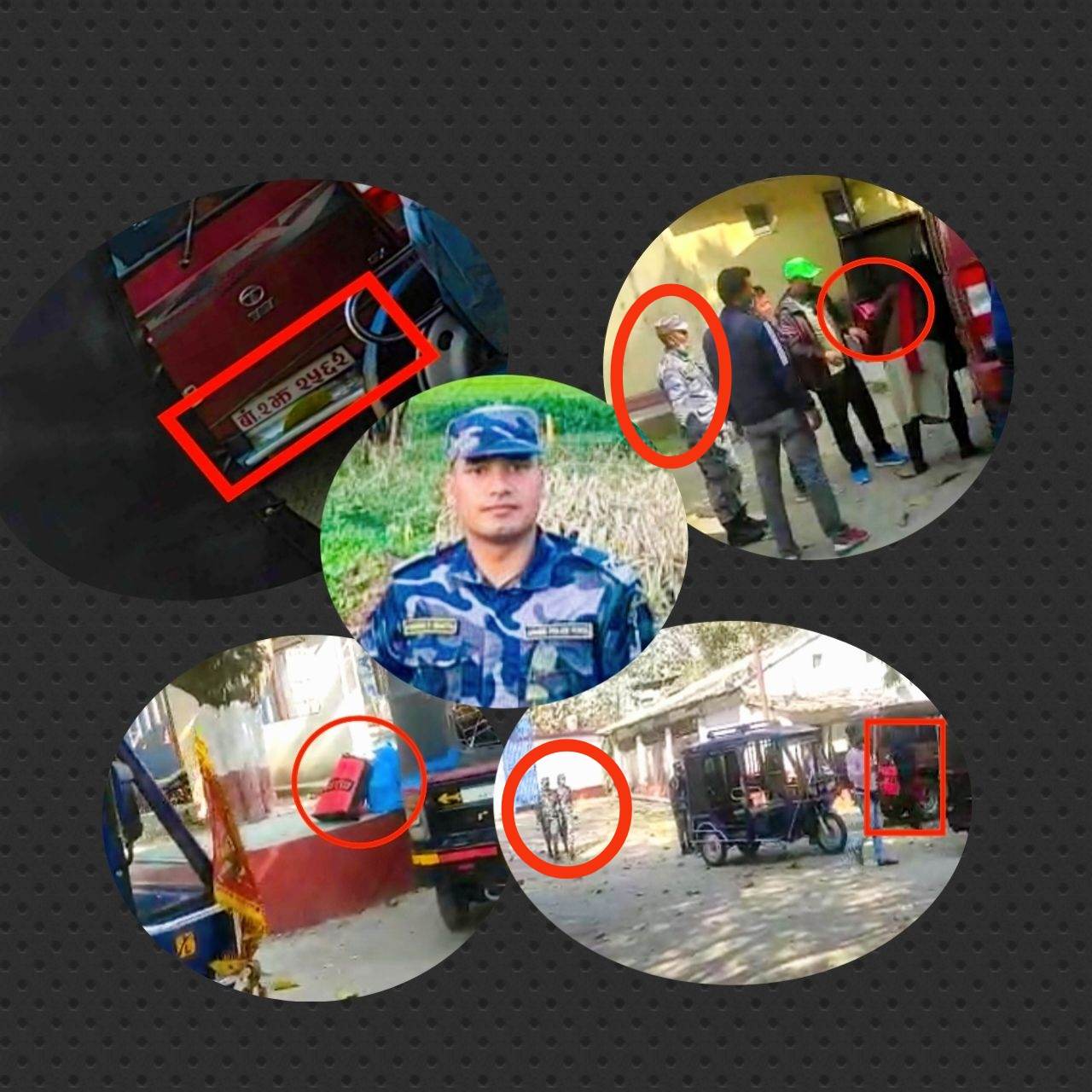 बिरगंज भन्सार सशस्त्र इन्स्पेक्टर रबिन्द्र भट्ट खुलेआम सरकारी गाडीमा लत्ताकपडा तस्करी गर्दै