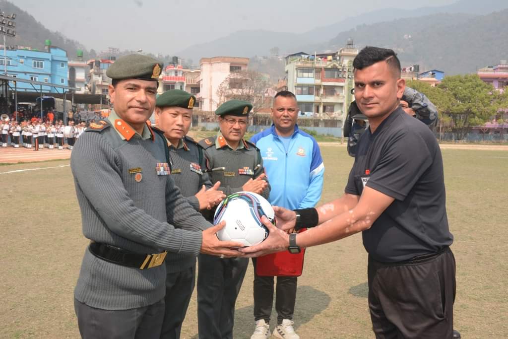 सशस्त्र प्रहरी महानिरीक्षक कप खेलकुद प्रतियोगिता एआईजी पौडेलद्वारा शुभारम्भ