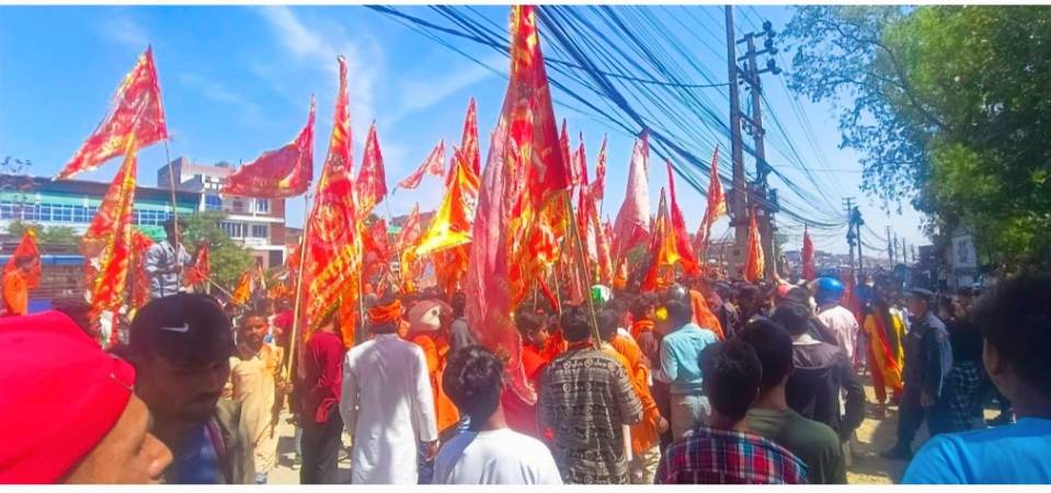 हनुमान जन्तीको र्‍यालीमा कोहलपुर प्रहरीले हस्तक्षेप गरेपछि तनावग्रस्त