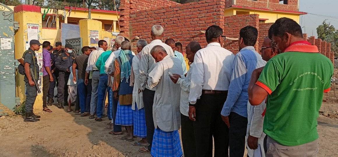 उपनिर्वाचन चितवनमा ६० प्रतिशत मात्र मतदान