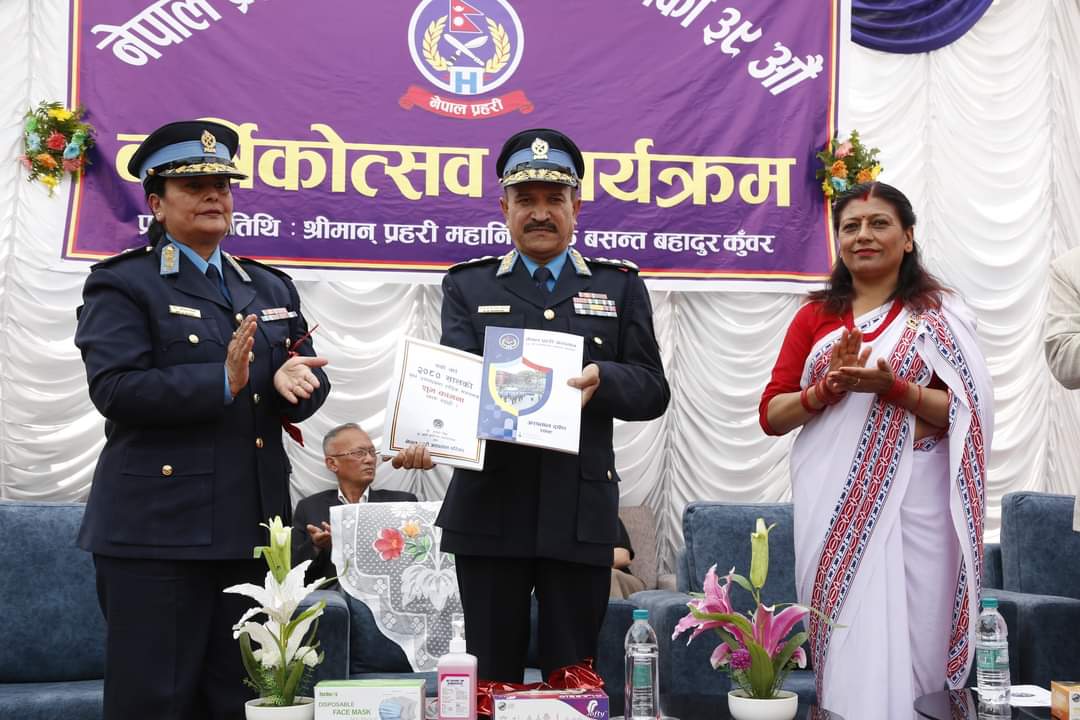 प्रहरी अस्पतालको ३९औं वार्षिकोत्सव सम्पन्न २ करोडको चेक अस्पताललाई
