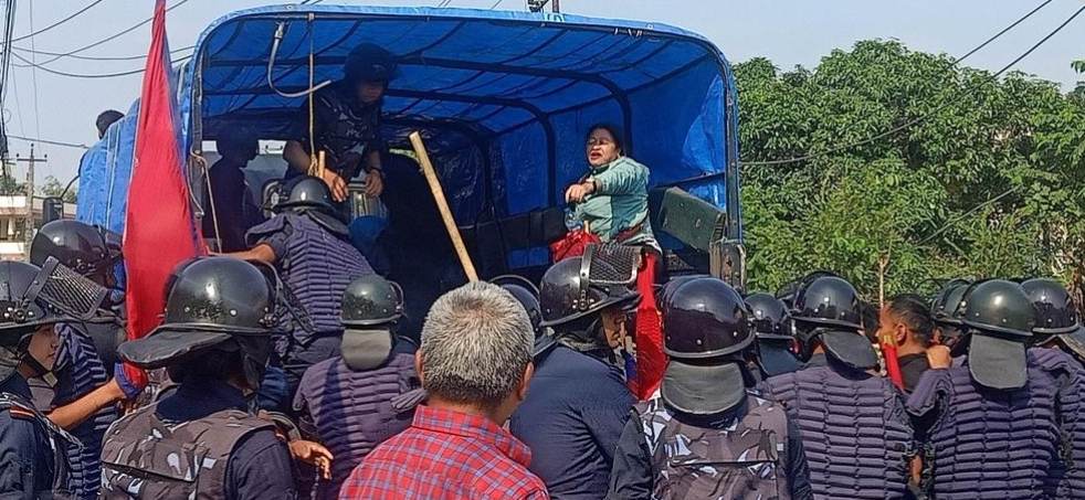 बिराटनगरमा तनावग्रस्त १३ जना आन्दोलनकारी पक्राउ