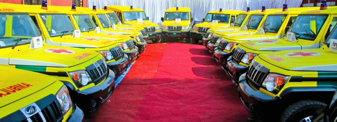 गुल्मीमा १४ एम्बुलेन्सहरु प्रयोगविहीन