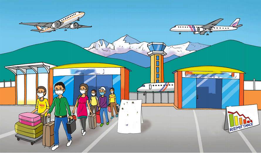 नेपालबाट ९ महिनामा ६ लाखले लिए वैदेशिक रोजगारको श्रम स्वीकृति