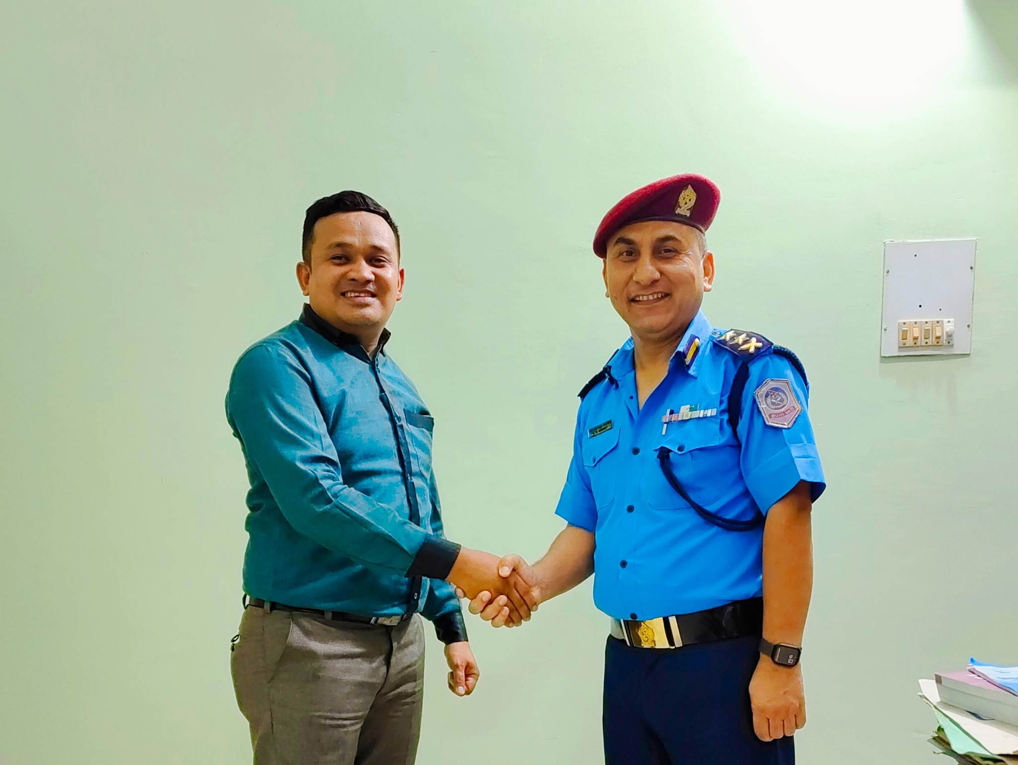 समाजको सुरक्षामा खटिएको नेपाल प्रहरी जनताको सामु पुग्न जरुरी कपिलवस्तु एसपी : बस्नेत