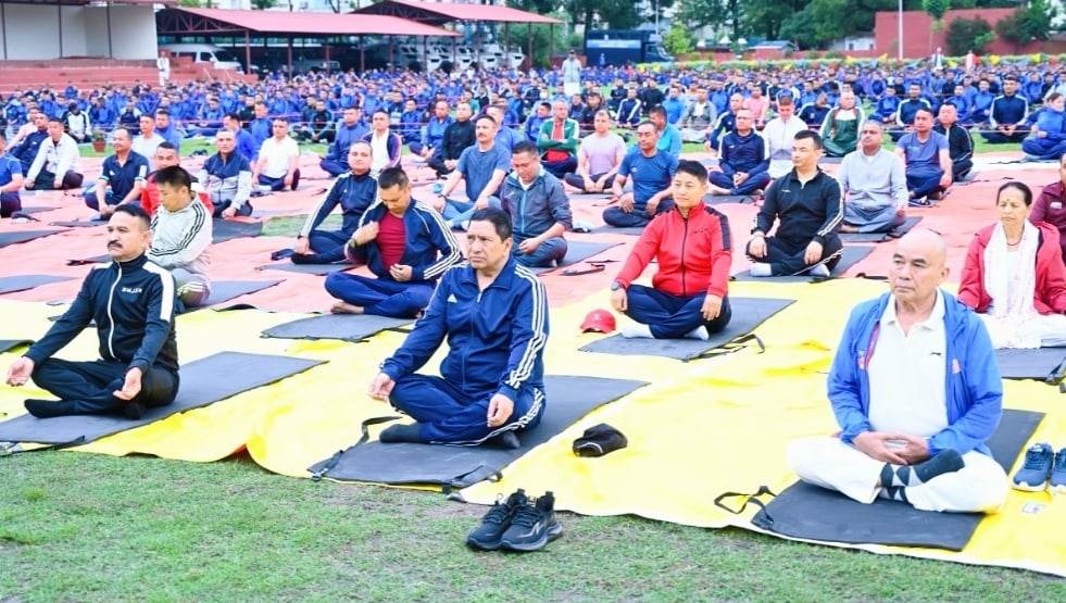 काठमाडौंमा गृहमन्त्री श्रेष्ठको प्रमुख आतिथ्यमा योग शिविर तथा उत्प्रेरणा कार्यक्रम सम्पन्न