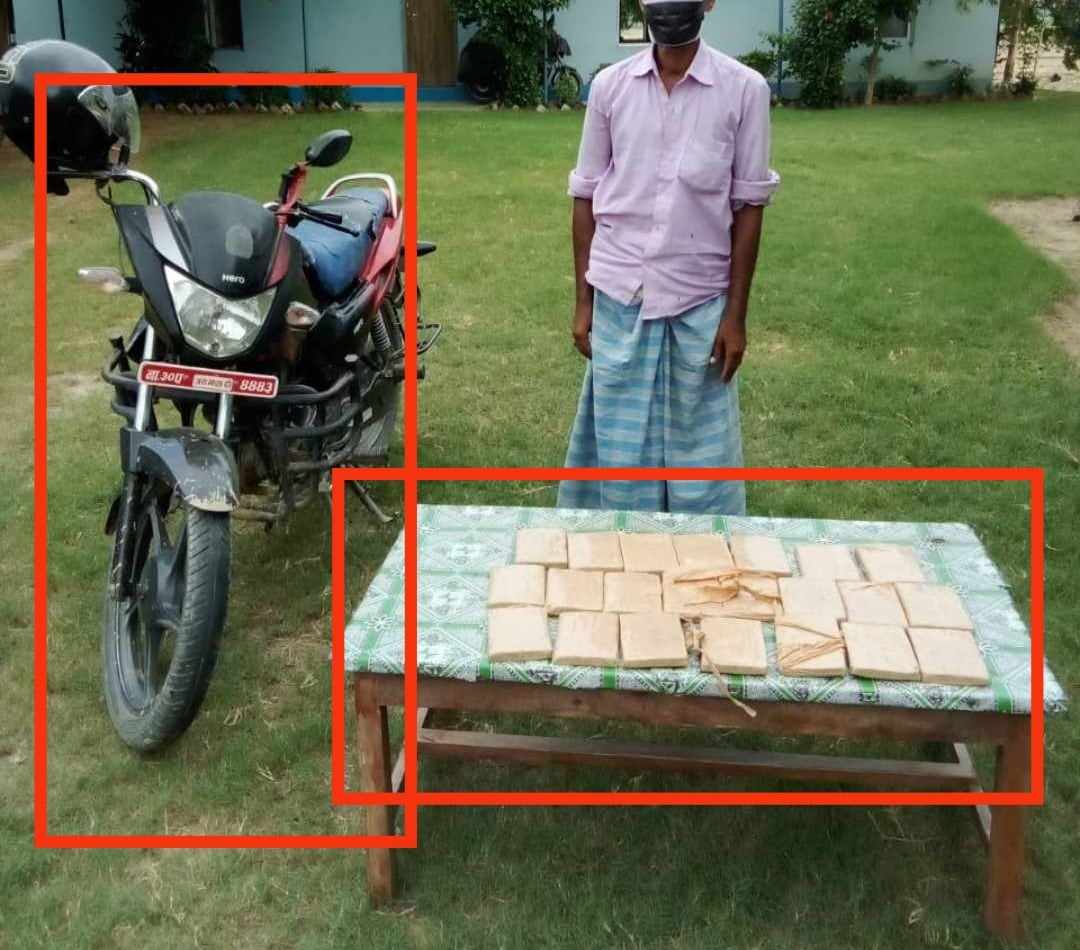 सशस्त्र प्रहरी बल पर्साले लागुऔषध चरेश मोटरसाइकलसहित १ जना पक्राउ