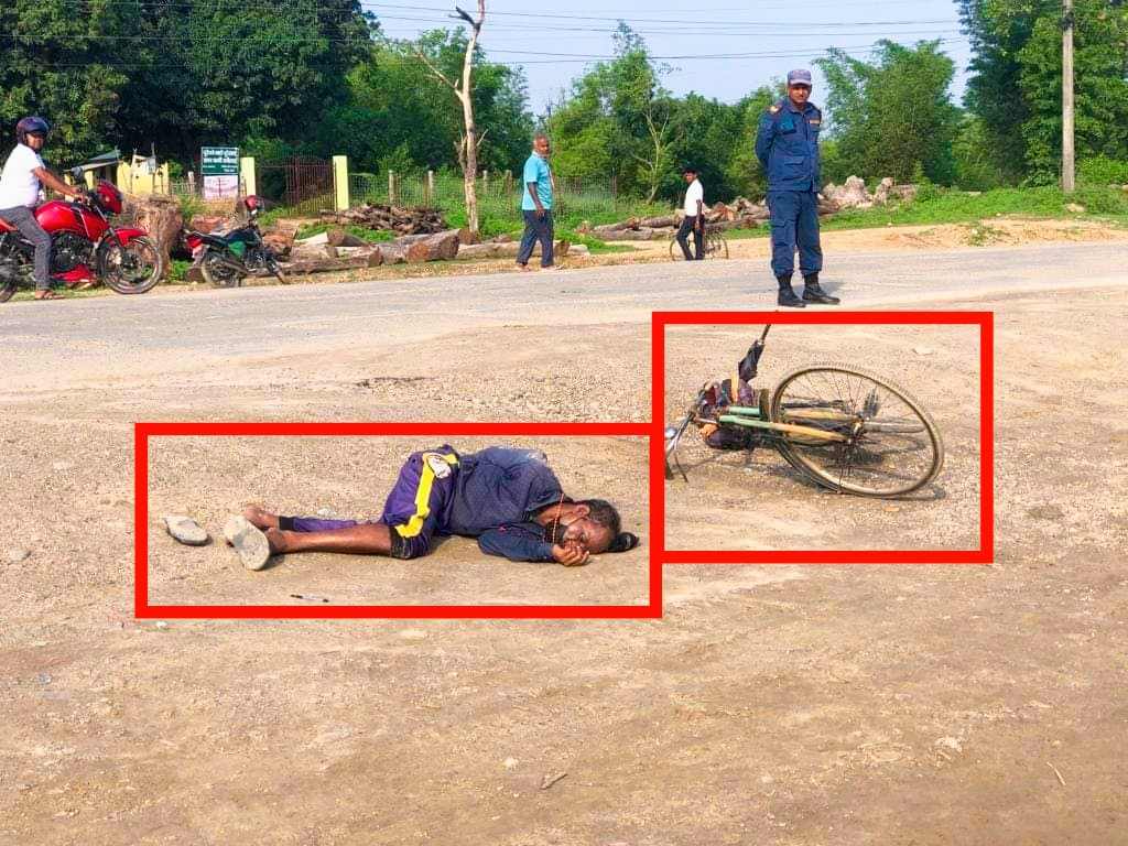 बेवारिशे अबस्थामा एक पुरुषको शव फेला