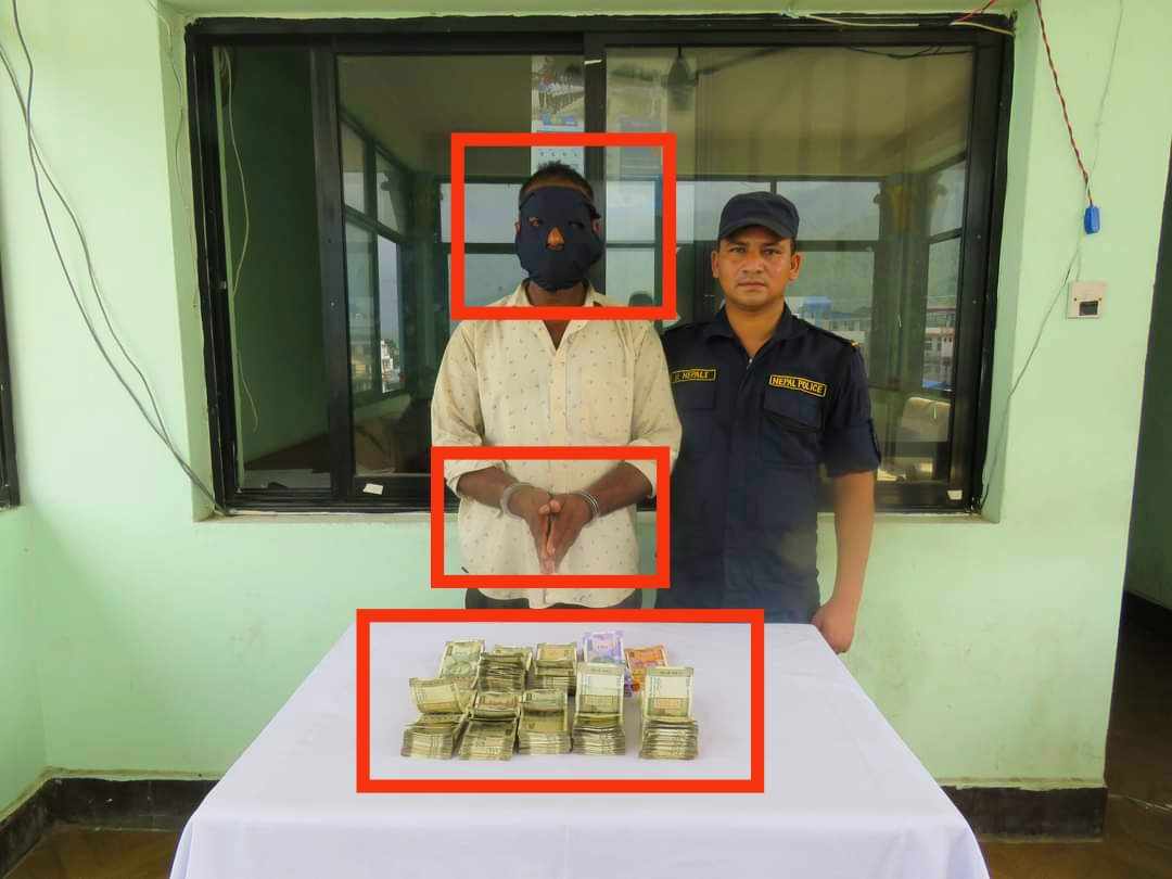 मकवानपुरमा अबैध भारतीय रुपैया ३ लाख ७५ हजारसहित एक जना पक्राउ