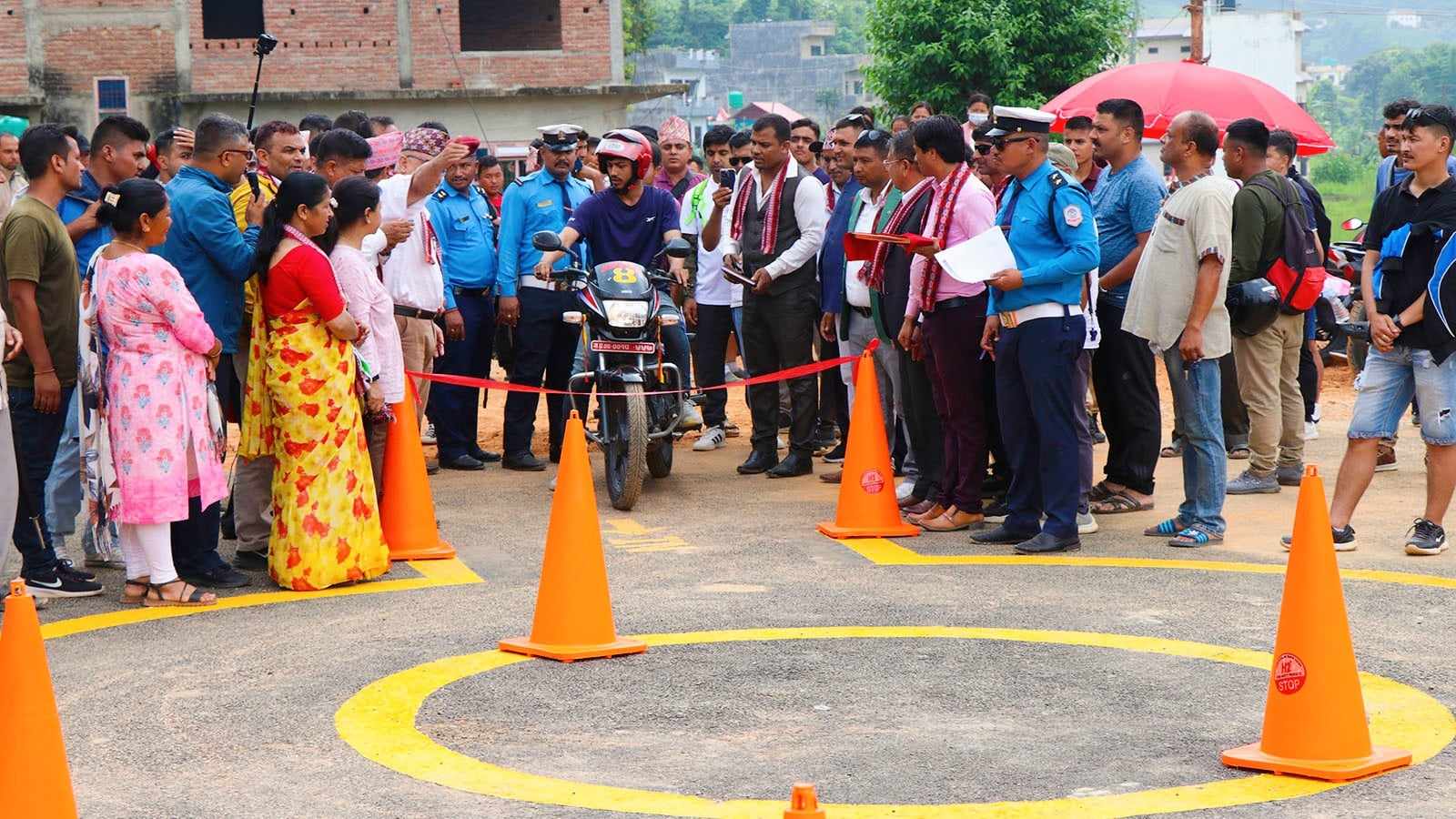 पाल्पामा २ पांग्रे सवारी साधनको लाइसेन्स ट्रायल परीक्षण सुरु