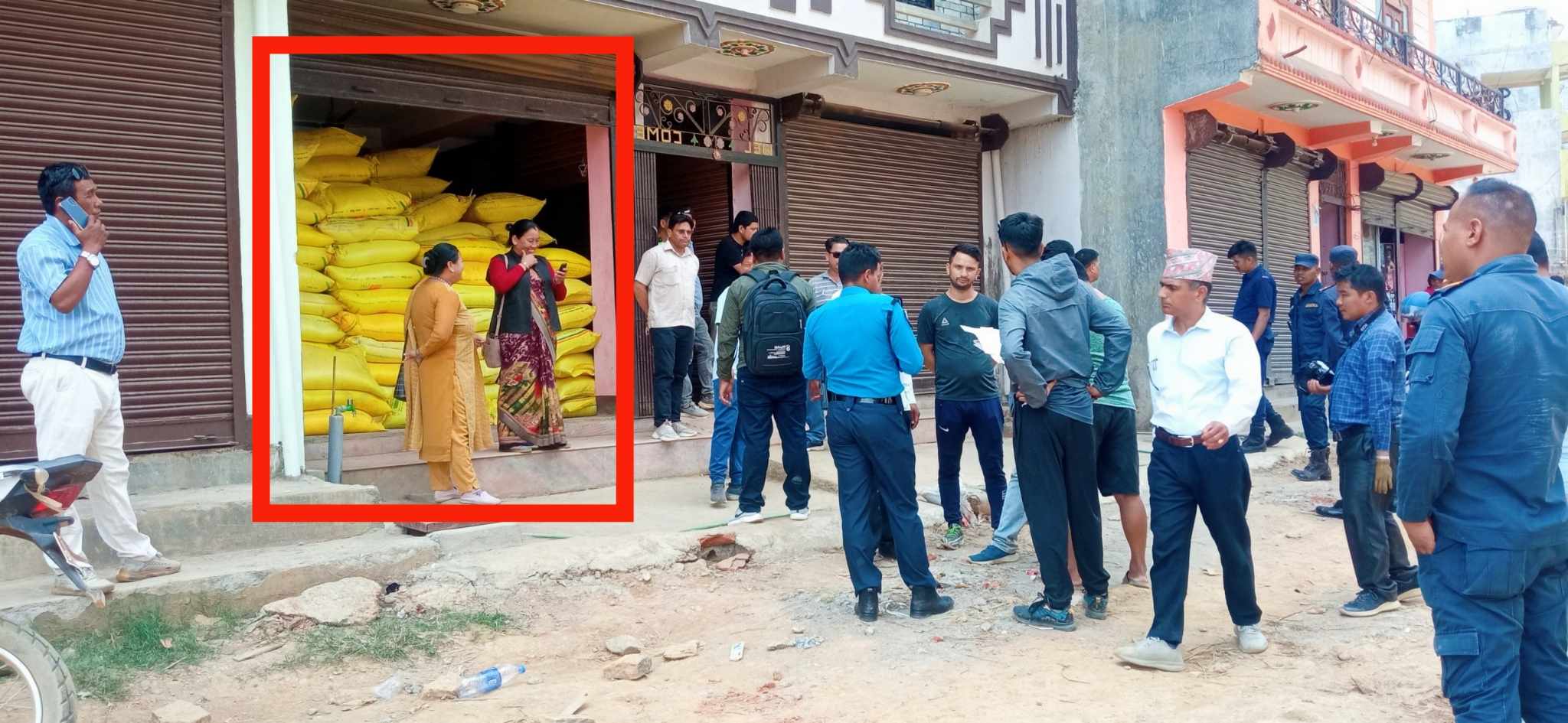 नवलपरासीमा अबैध रुपमा लुकाएको ४० बुरा युरिया मल प्रहरीद्वारा बरामद