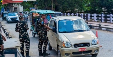 बिरगंज सीमा दशगजा क्षेत्र मितेरी पुलमा भारतीय सीमा सुरक्षा बल एसएसबी चेक पोस्ट स्थापना