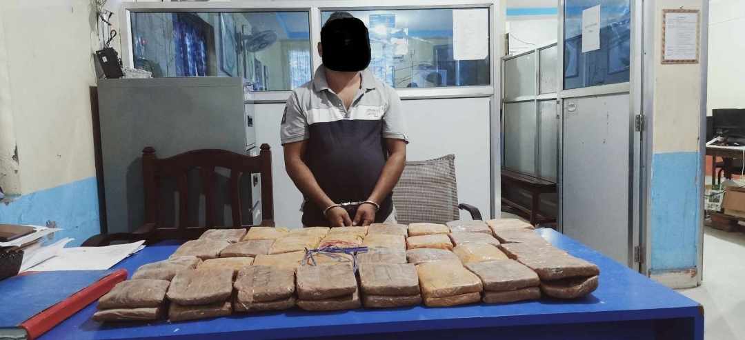चरेस लागुऔषध मोटरसाइकल सहित एकजना पक्राउ