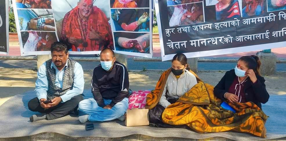 न्याय माग्दै भारती शेर्पाले दशैं सकिए पछी पुनः रिले अनसन सुरु गरिन