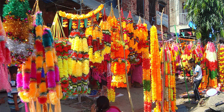तिहारमा प्लाष्टिकको फूलका माला बिक्री या प्रयोग गरे कार्वाही गर्ने दाङको दुई पालिका