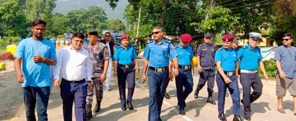 एआईजी ज्ञवाली दाङको कोइलाबास सिमा सुरक्षा सम्बन्धी अन्तर्क्रियामा