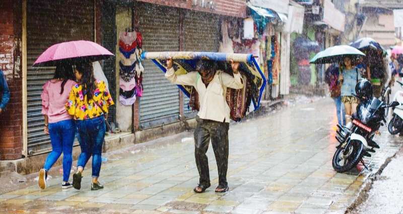 बुधबार भारी वर्षाको सम्भावना मौसम पूर्वानुमान शाखा