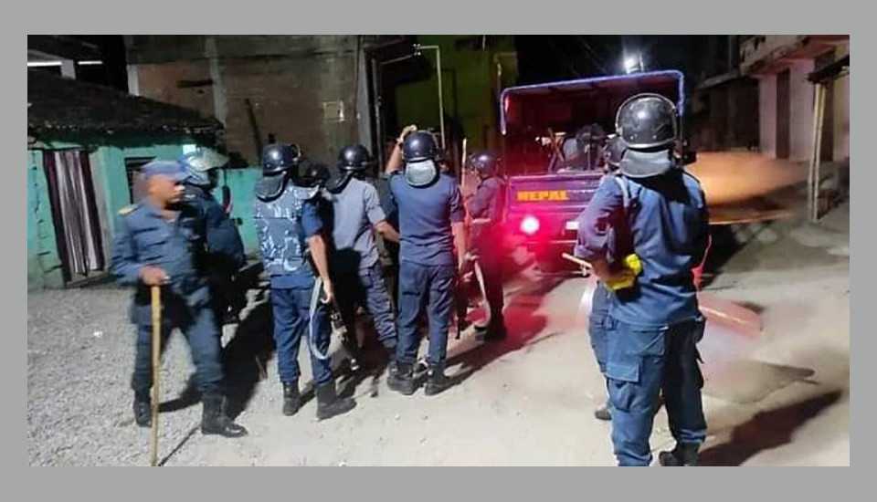 नेपालगन्जमा बिहीबार पनि कर्फ्यु जारी