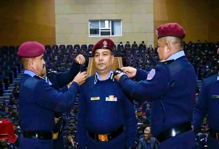 नेपाल प्रहरीका ५ जना वरिष्ठ उपरीक्षक एसएसपीहरुले लगाए दर्ज्यानी चिन्ह