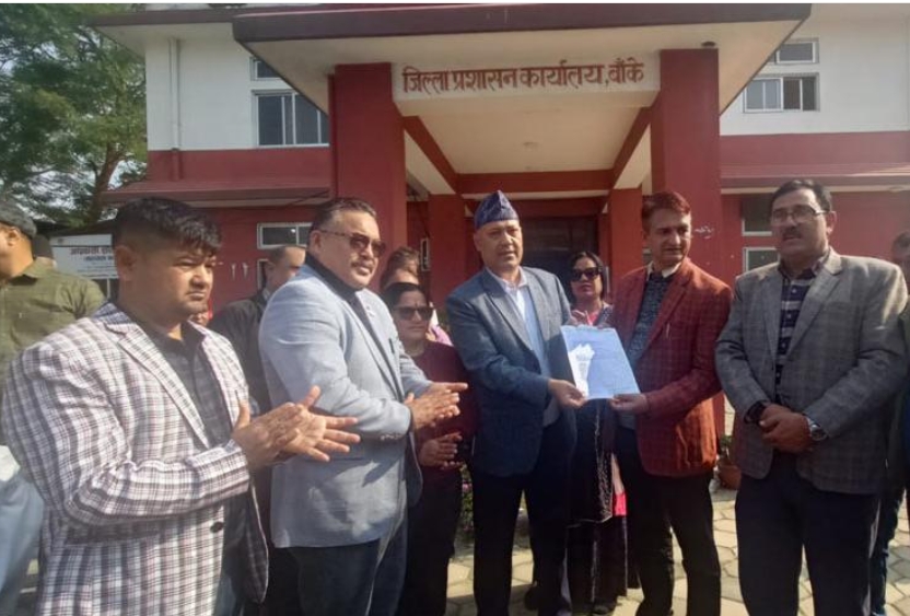 बाँके र बर्दियाका उद्योग वाणिज्य संघ र उद्योगी व्यवसायीका संघसंस्थाले प्रधानमन्त्री, संघीय सरकारका अर्र्थमन्त्री र नेपाल राष्ट्र बैंकका गर्भनरलाई ज्ञापन पत्र