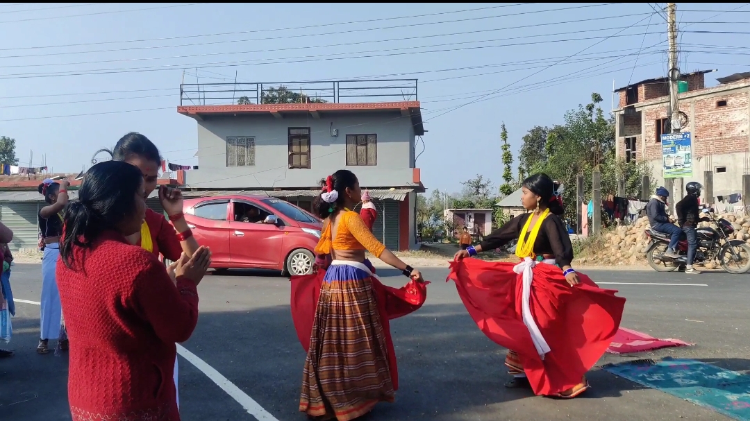 थारू समुदायमा माघीको रौनक