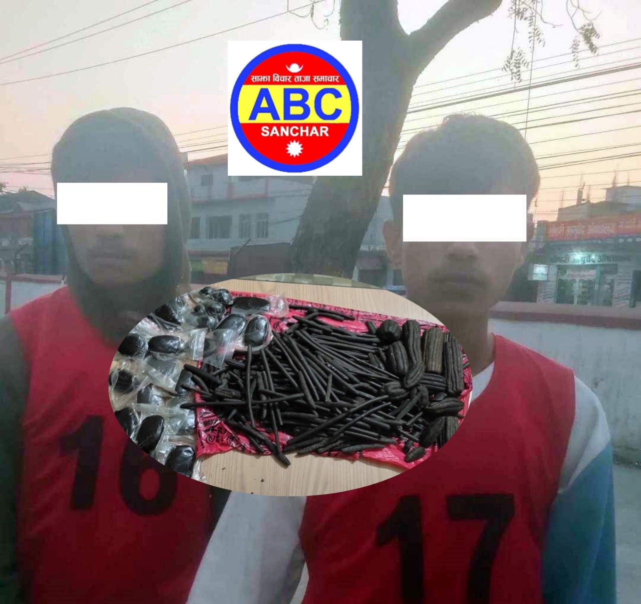 बाँके प्रहरीले २किलो ७००ग्राम चरेश सहित दुई जना पक्राउ