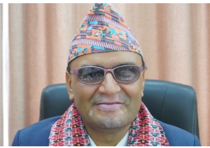 यातायात व्यवस्था विभागका महानिर्देशक उद्धवप्रसाद रिजालमाथि कार्यालमयमै  कालोमोसो
