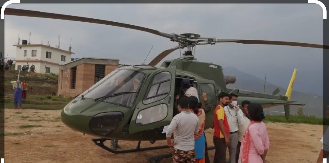 हेलिकप्टरमार्फत उद्धार