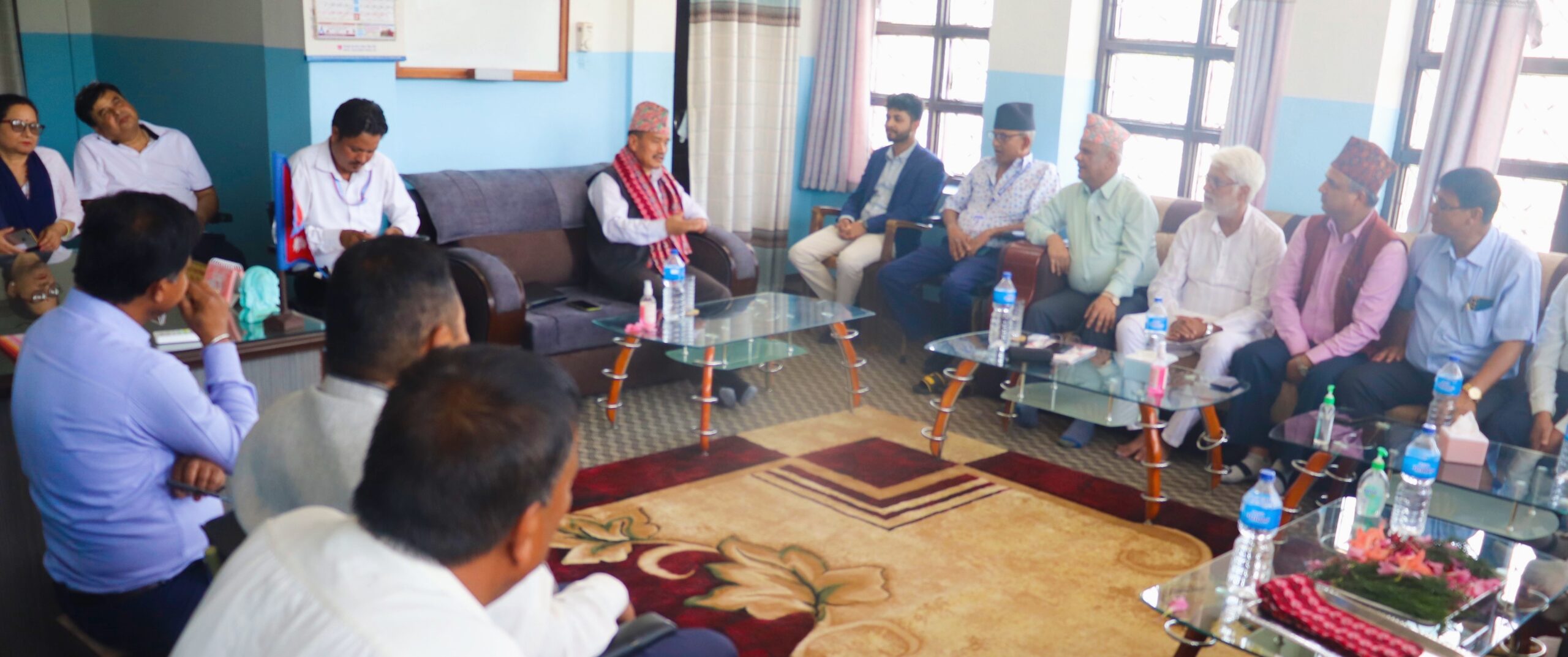 स्थास्थ्यमन्त्रीद्वारा केन्द्रीय आयुर्वेद विद्यापीठको अनुगमन ‘आयुर्वेद शिक्षण अस्पताल सञ्चालनका लागि प्रदेश सरकार लागिपर्छ’