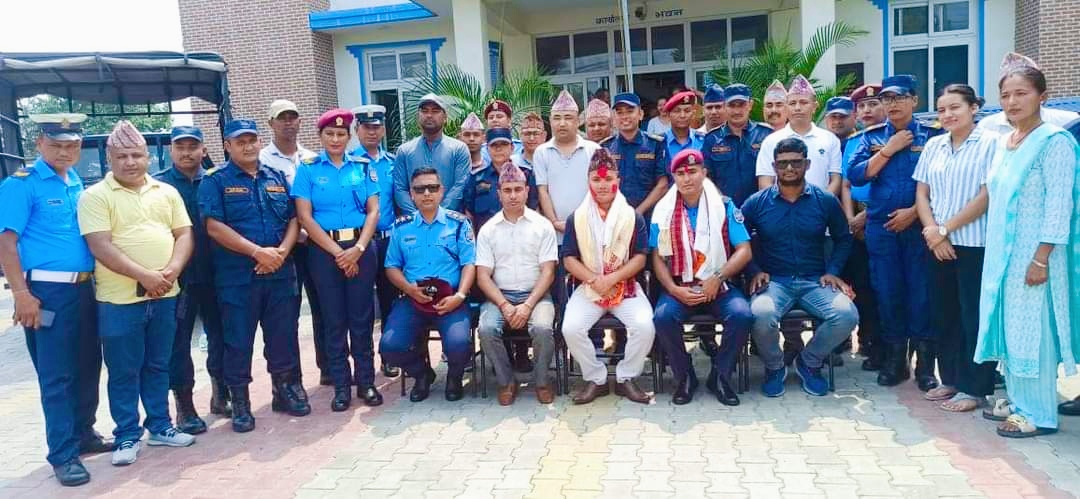 प्रहरी निरीक्षक सन्दिप बेल्वासेको बिदाई तथा फेरि भेटौला कार्यक्रम गरि सम्पन्न