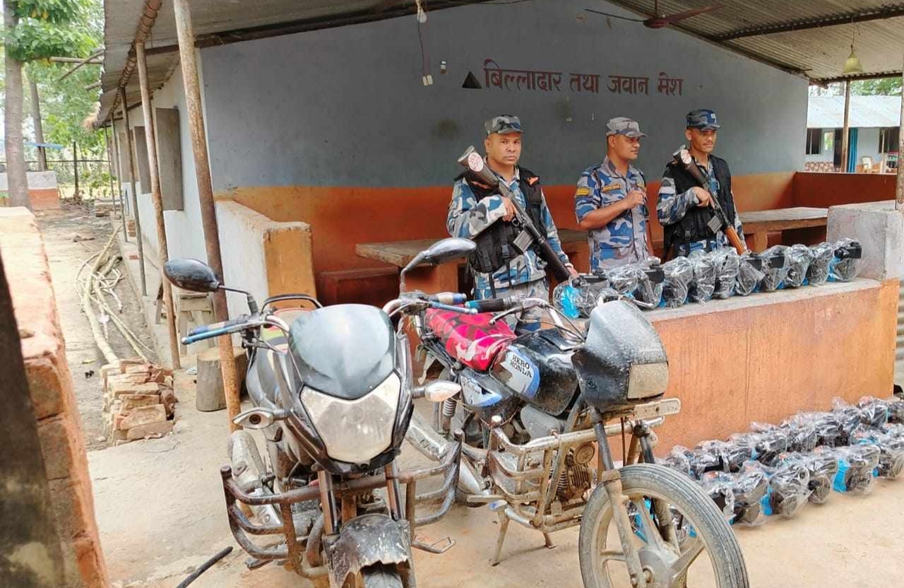 कपिलवस्तुमा सशस्त्र प्रहरीले ठूलो परिमाणमा अवैध सामान बरामद 