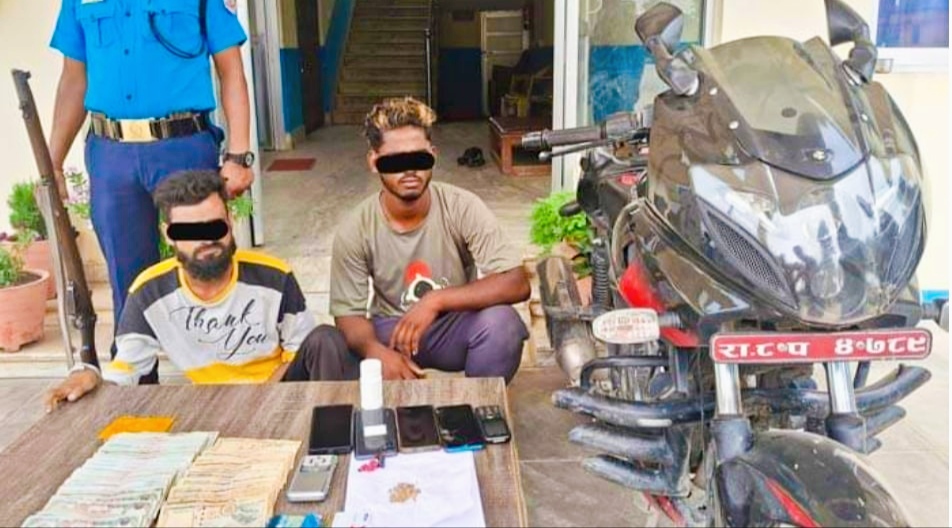 दाङमा लागुऔषध ब्राउन सुगर नगद रकम सहित २ जना पक्राउ